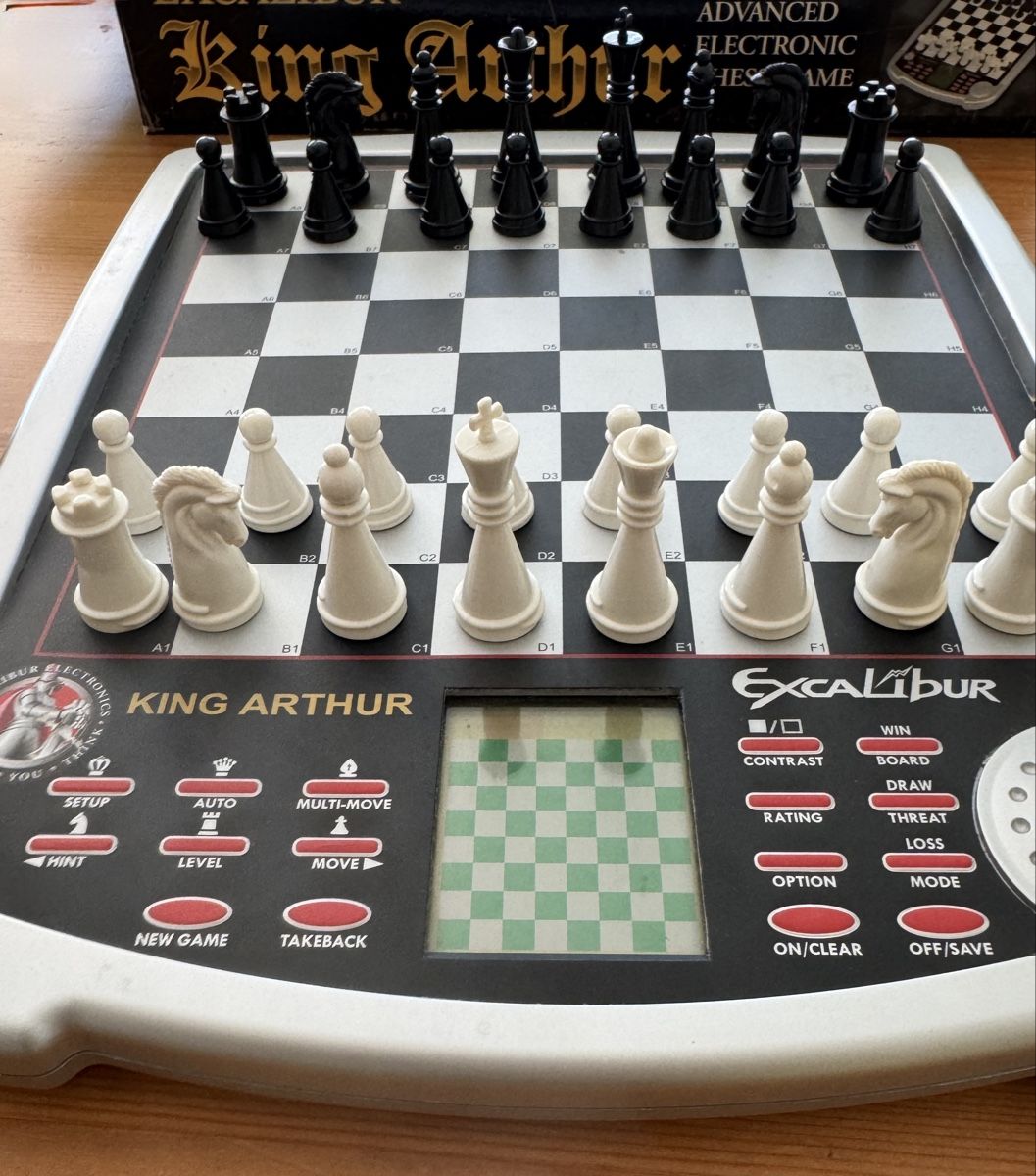 Giochi: Elektronisches Schachspiel / Schachcomputer - Excalibur – Usato da Baar venduto da melanielu 2