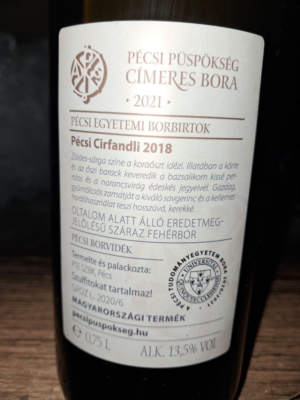Vino: Pécsi Cirfandli 2018 – Nuovo e nell'imballaggio originale da Le locle venduto da juliensaran 3