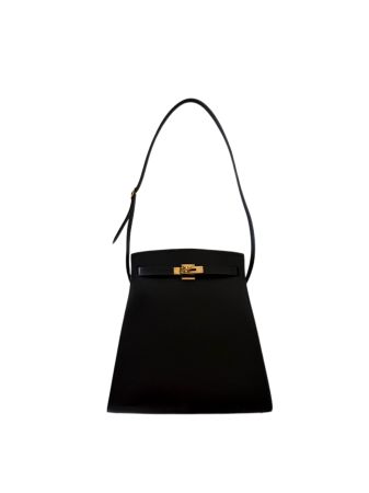 Hermès Kelly Sport schwarz sellier  Box Calf wie neu mit Box