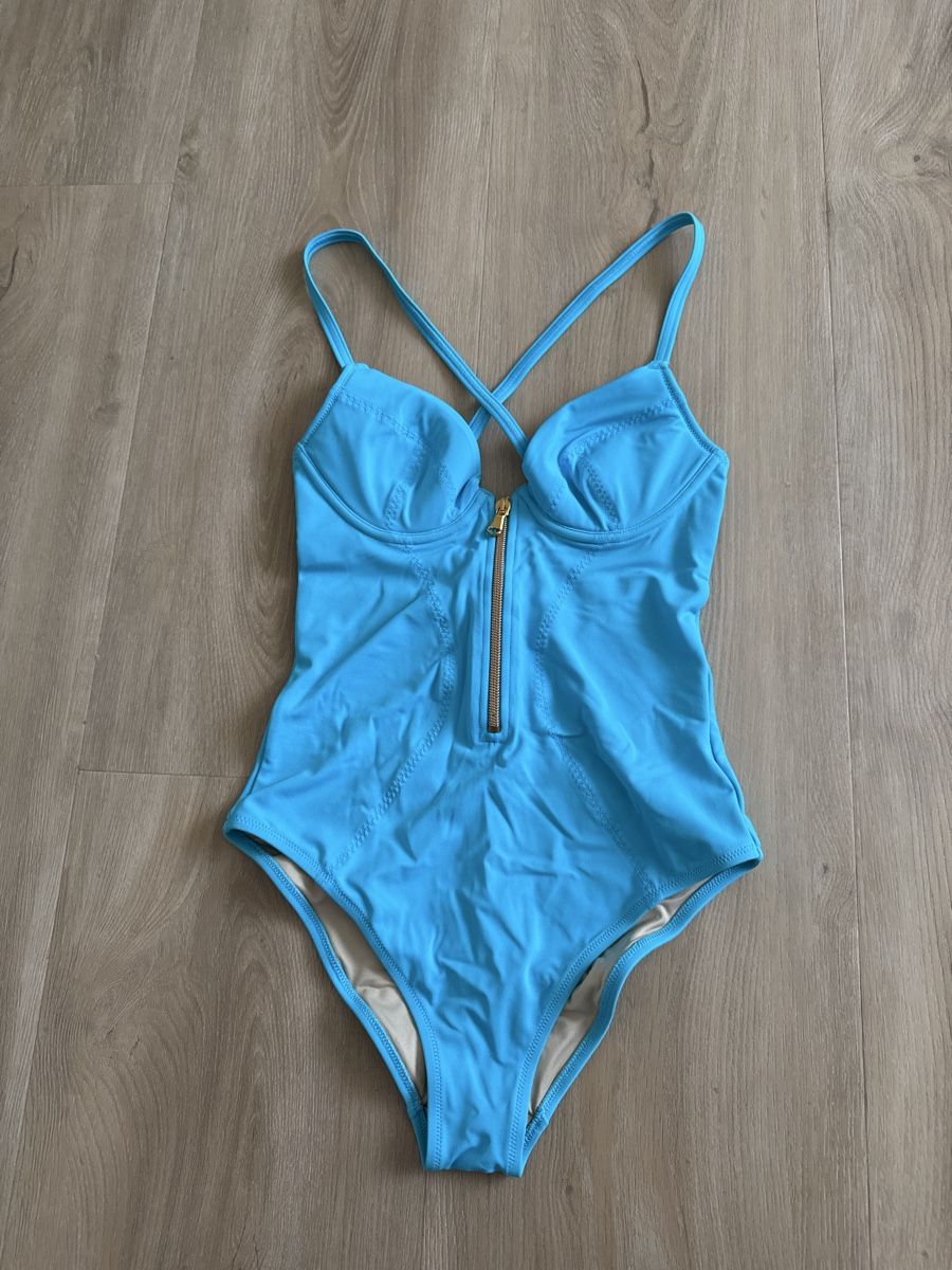 Costumi da bagno & Bikini: L'Agent Badeanzug, hellblau, Gr. S, Top Zustand! – Nuovo e nell'imballaggio originale da Meilen venduto da don_9hgn