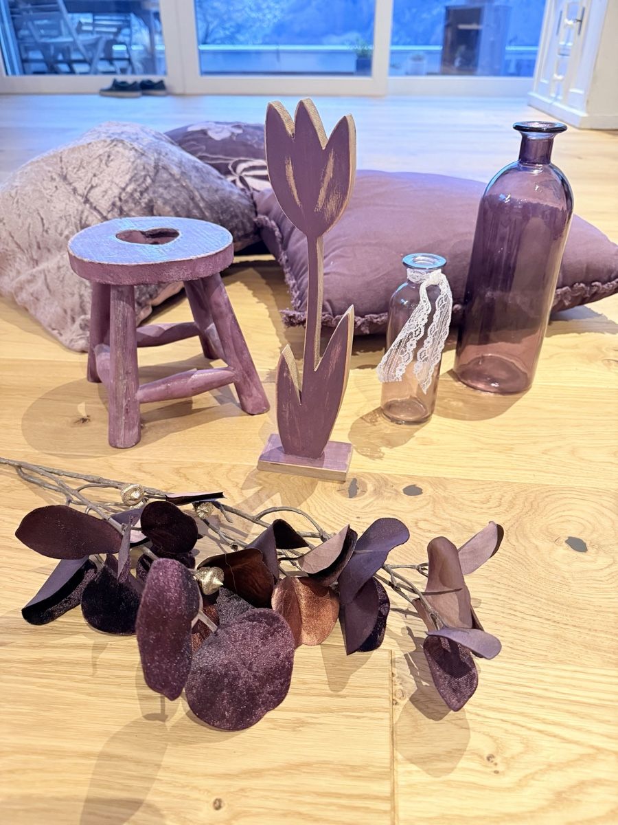 Tutte le decorazioni: Deko Set Frühling in violett – Usato da Malans GR venduto da amalie94