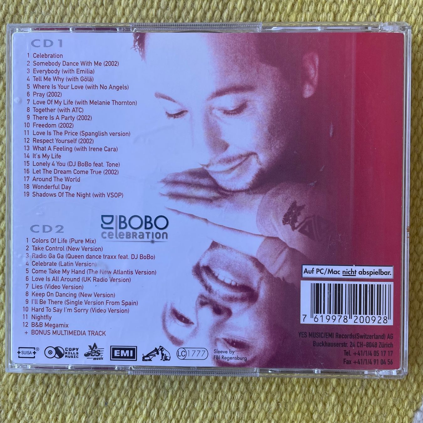 CDs: DJ BOBO-2CD LIMITED EDI CELEBRATION – Gebraucht aus Rorschacherberg von CD-Roli 1