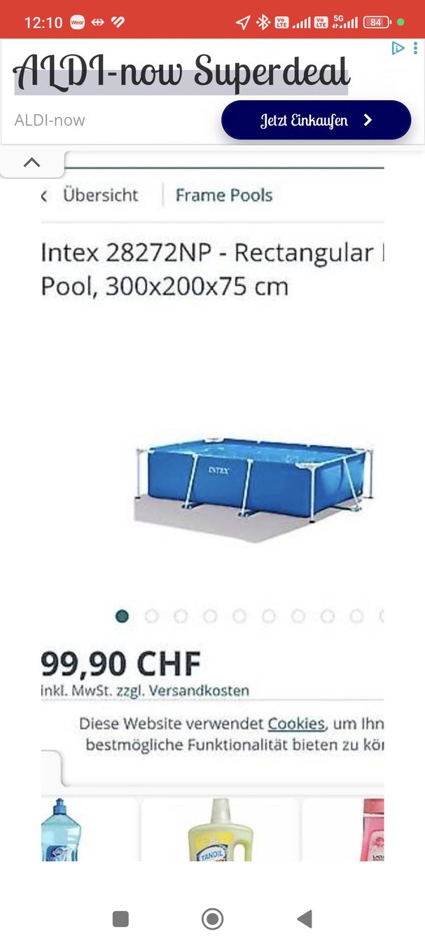 Intex Piscines: Intex Pool gebraucht – D'occasion à Tagelswangen par electro_