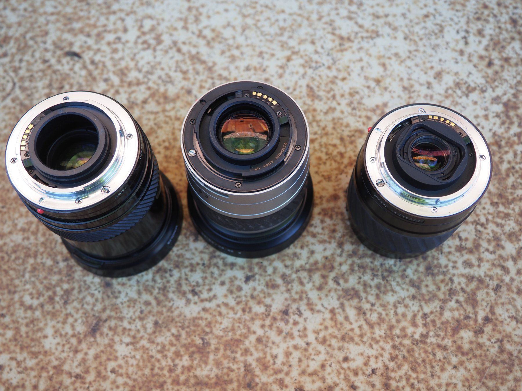Minolta Obiettivi: Minolta: 3 Objektive – Difettoso da Schänis venduto da Wewu 1