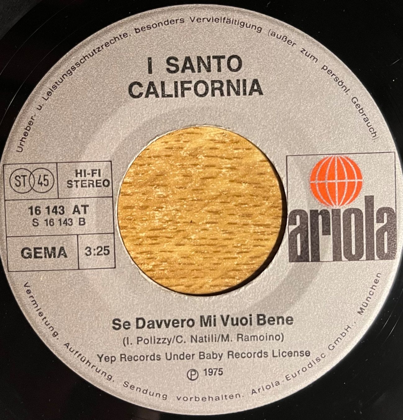 Schallplatten: I SANTO CALIFORNIA - TORNERÓ – Gebraucht aus Bussigny von vinyl-pas-cher 3