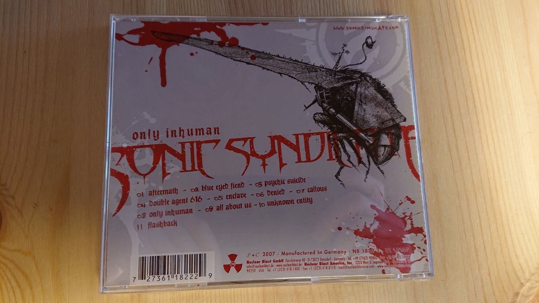 CD: Sonic Syndicate - Only Inhuman - CD – Usato da Bönigen venduto da Mis1513 2