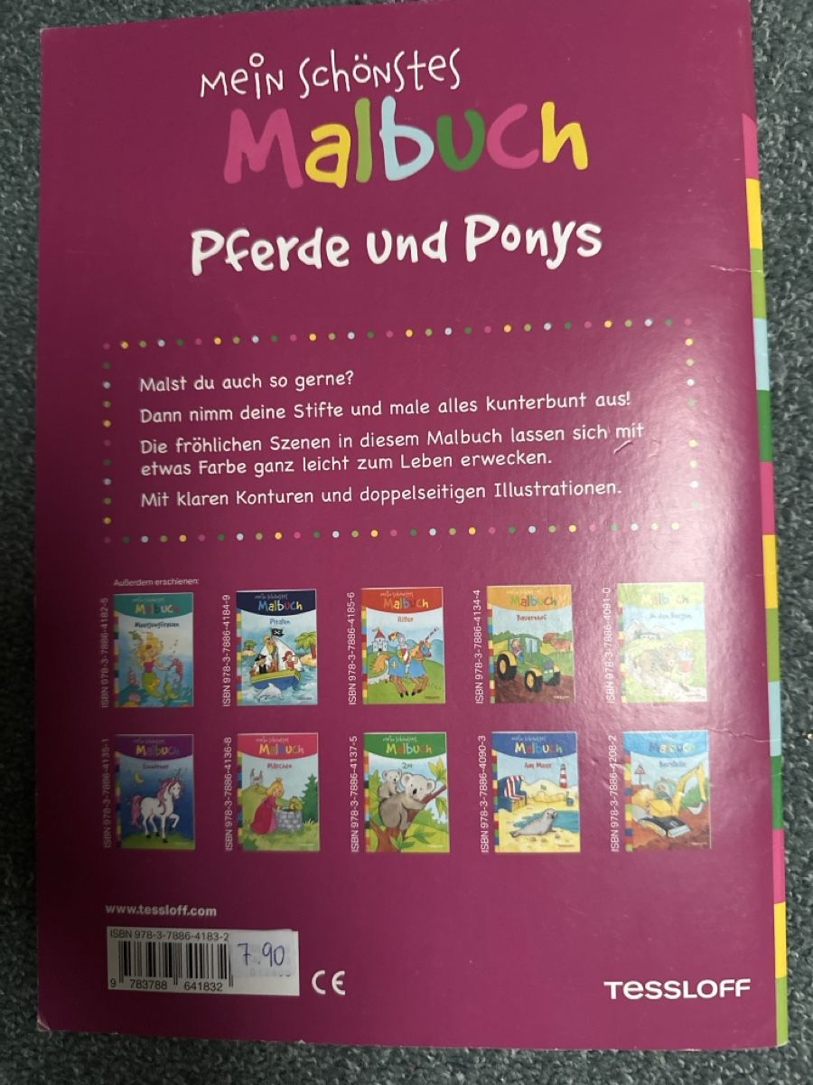 Bücher: Papa Moll/ Malheft Pferde – Gebraucht aus Baltschieder von YmroBe 4