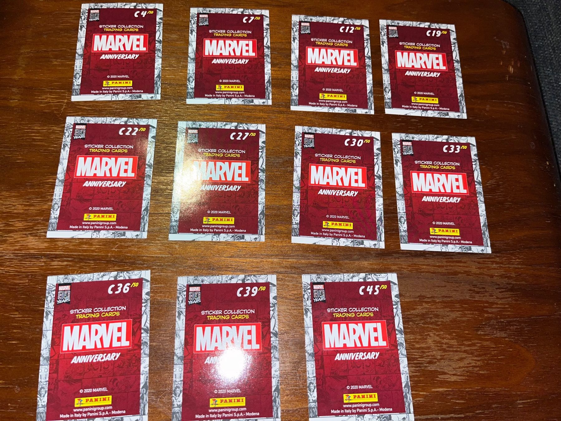 Panini Sammelbilder & Trading cards: 11x Panini Marvel Trading Cards – Gebraucht aus Basel von Ruemli17 3