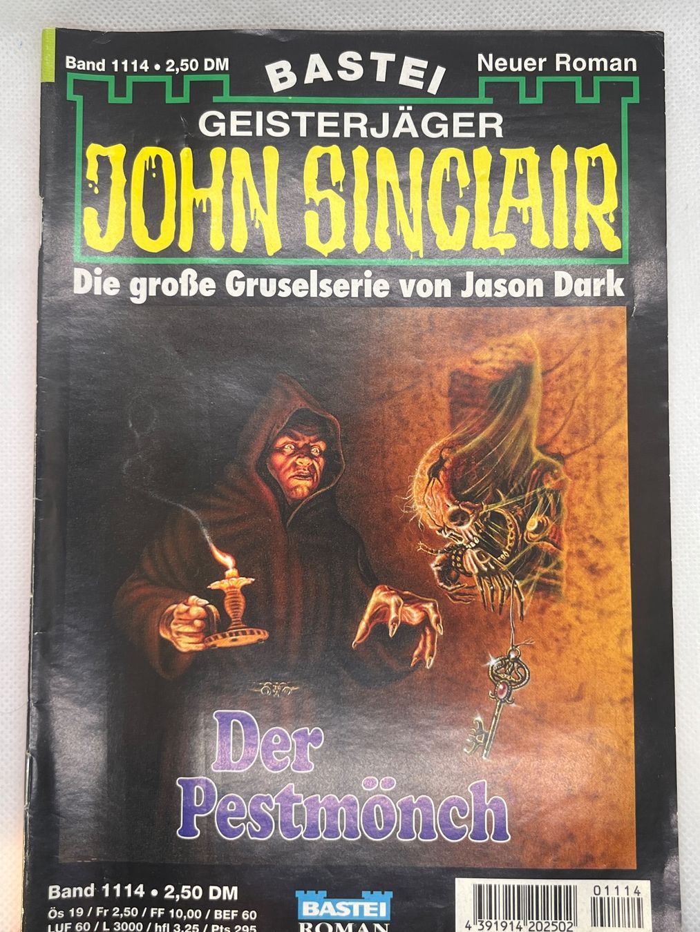 Libri: John Sinclair Band 1114 - Der Pestmönch, 1. Auflage – Usato da Hinterkappelen venduto da Kim1992