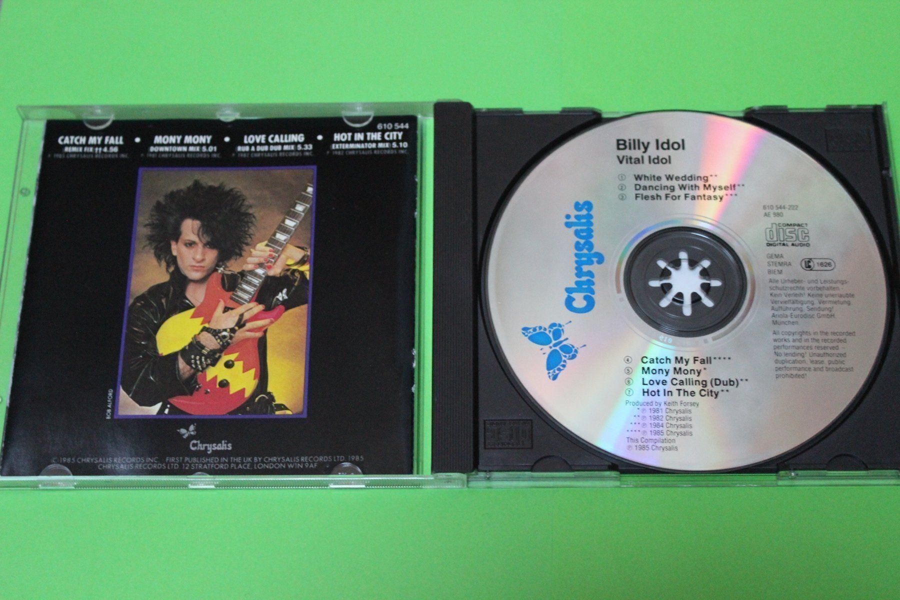 CD: BILLY IDOL - VITAL IDOL CD 1985 – Usato da Tübach venduto da JamesStone 3