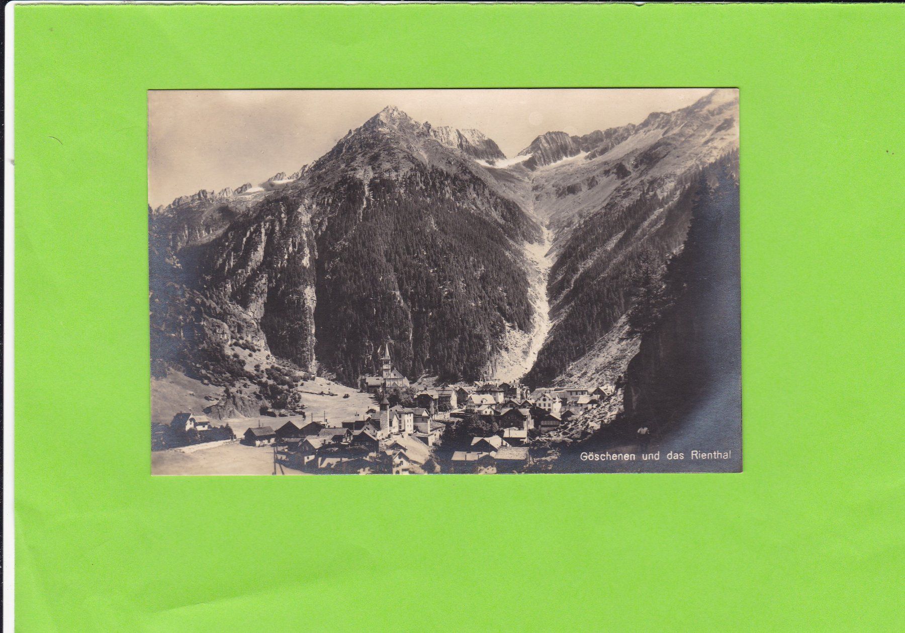 Cartoline postali: Göschenen und das Rhiethal – Usato da St. Peterzell venduto da neckertal