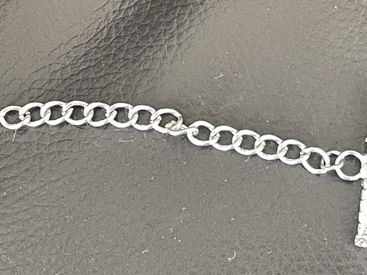 Bracciali & Braccialetti: Bracciale in maglia con strass color argento – Usato da Breganzona venduto da BlueBlue 2