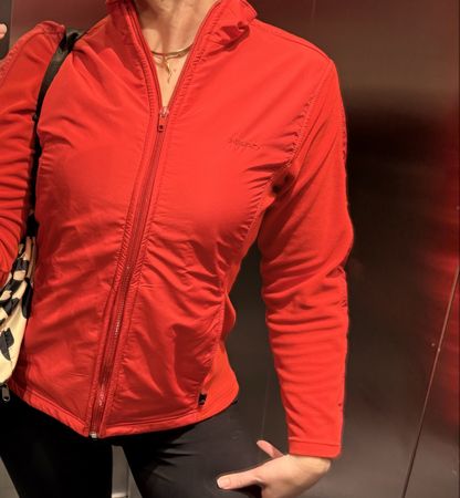 Head Damen Fleece Jacke Rot gr S Weste Pullover Pulli 