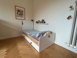 Kinderbett Cara 80x180cm mit riesiger Schublade (Pfister)