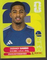 FIFA WORLD CUP 2026 Panini Sticker CUW 8 SHURANDY SAMBO