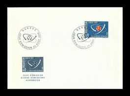 1958 FDC ATOMKONFERENZ illustriert und ohne Adresse - LUXUS