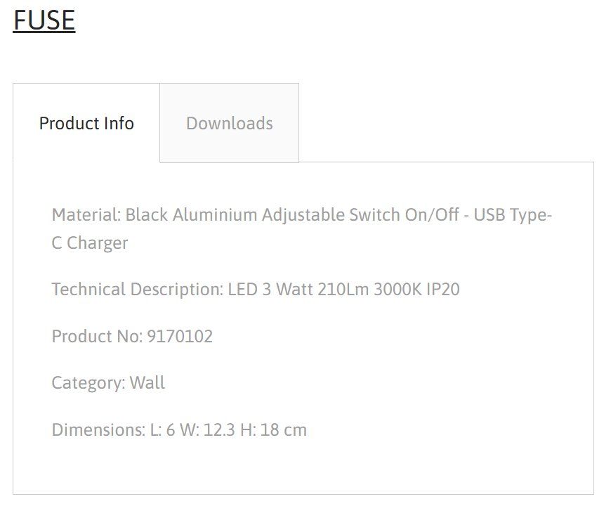 Nova Luce Lampade: Wandleuchte Nova Luce mit USB Typ-C Charger – Nuovo e nell'imballaggio originale da Tuggen venduto da handy_ 4