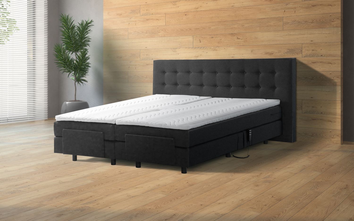 Letti: Boxspringbett GLOAM Elektromotor anthrazit - Gratis Versand – Nuovo e nell'imballaggio originale da Kleinwangen venduto da Maluwa_GmbH 6