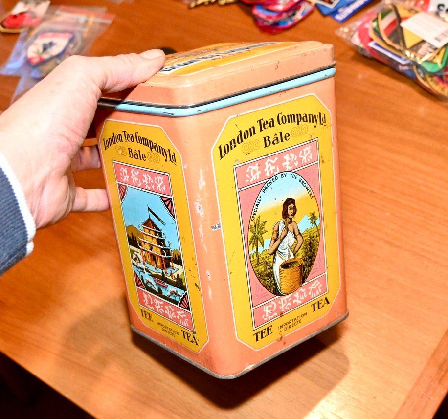 Dosen: ANTIKE London Tea Company Bale  BLECHDOSE – Gebraucht aus Pfaffhausen von mono_rec 1