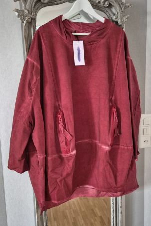 Zilberman Oversize Sweatpullover Rot