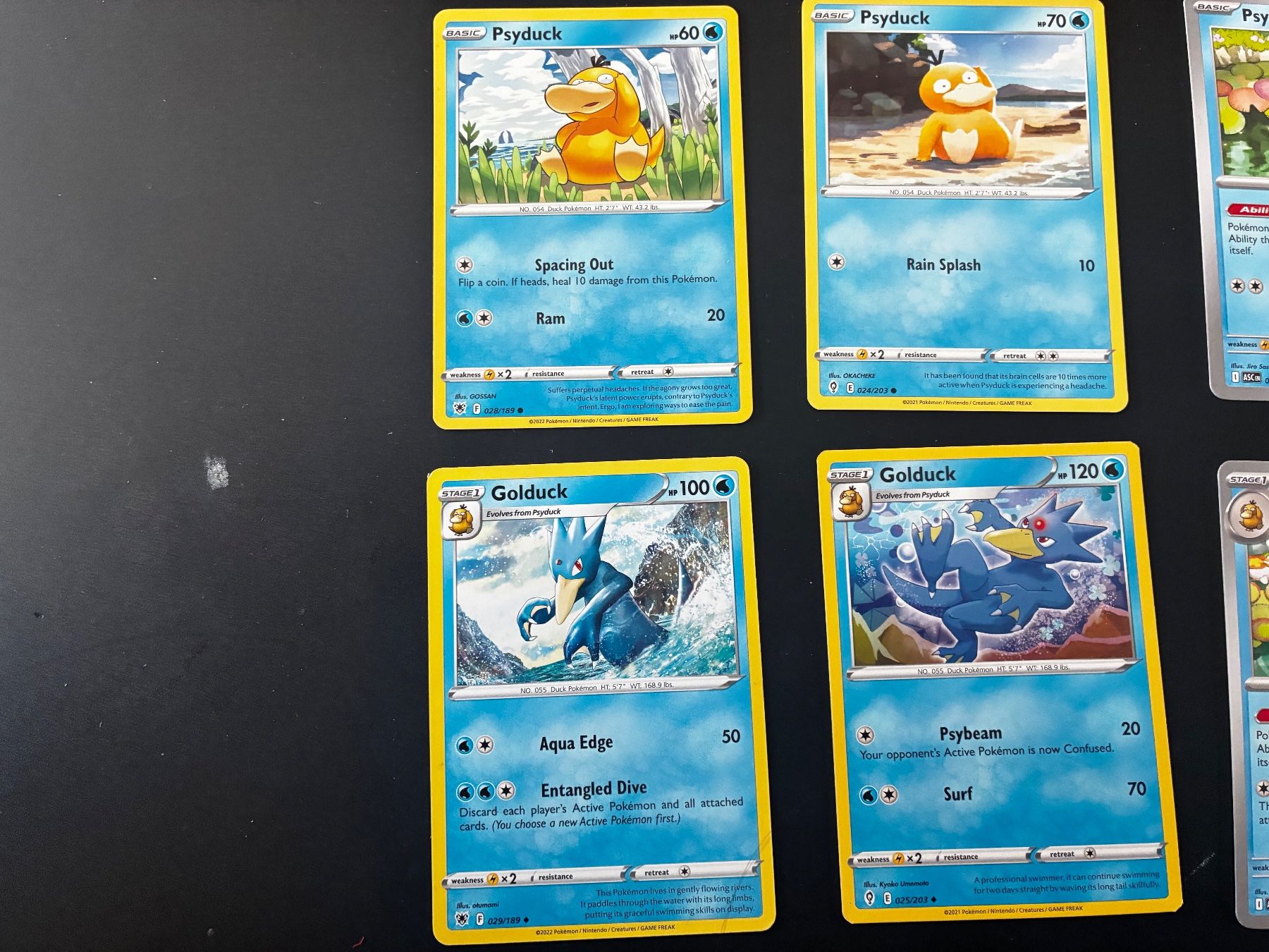 Pokémon Sammelbilder & Trading cards: Pokemon Sammlung - Psyduck & Golduck - en – Neu (gemäss Beschreibung) aus Hütten von yve_tf69 1