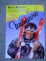 MARIA WALLISER (CH) SKISTAR AUTOGRAMMKARTE