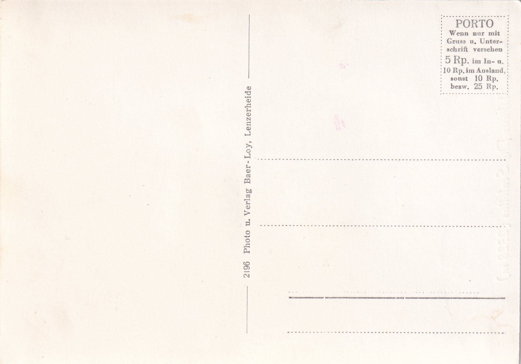 Cartoline postali: Lenzerheide - Skihaus Piz Scalottas /bc – Usato da Hombrechtikon venduto da Rudolf07 1