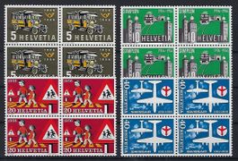 Werbemarken 1956 Viererblocks  postfrisch 14628