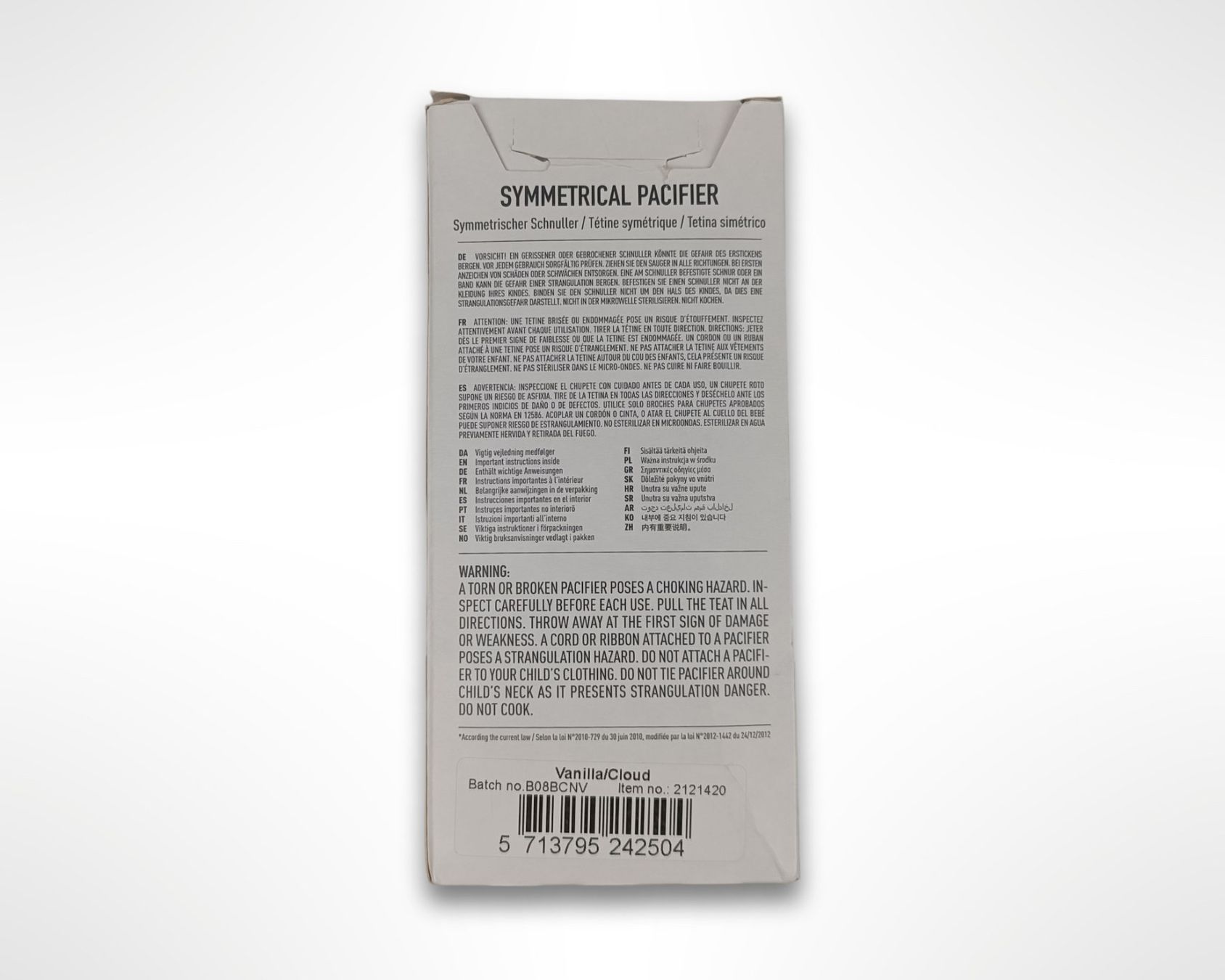 Bibs Succhiotti & catenelle porta ciuccio: BIBS Symmetrischer Schnuller – Nuovo (secondo la descrizione) da Suhr venduto da Restwert_Suhr 2