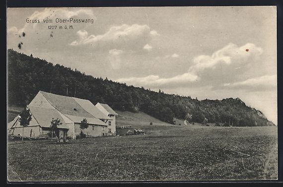 Cartoline postali: AK Mümliswil, Gasthaus Ober-Passwang – Usato da Berlin venduto da bartko-reher