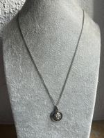 Silberkette mit Löwenkopf Anhänger - VINTAGE