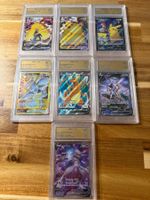 Diverse Pokemon Karten GSG Grading