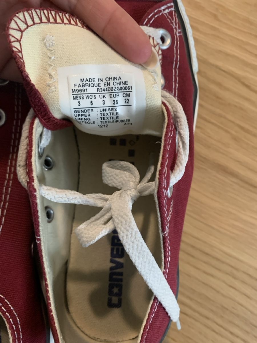 Converse Scarpe da uomo: Converse Grösse 35 rot – Usato da Köniz venduto da blacksofa 1