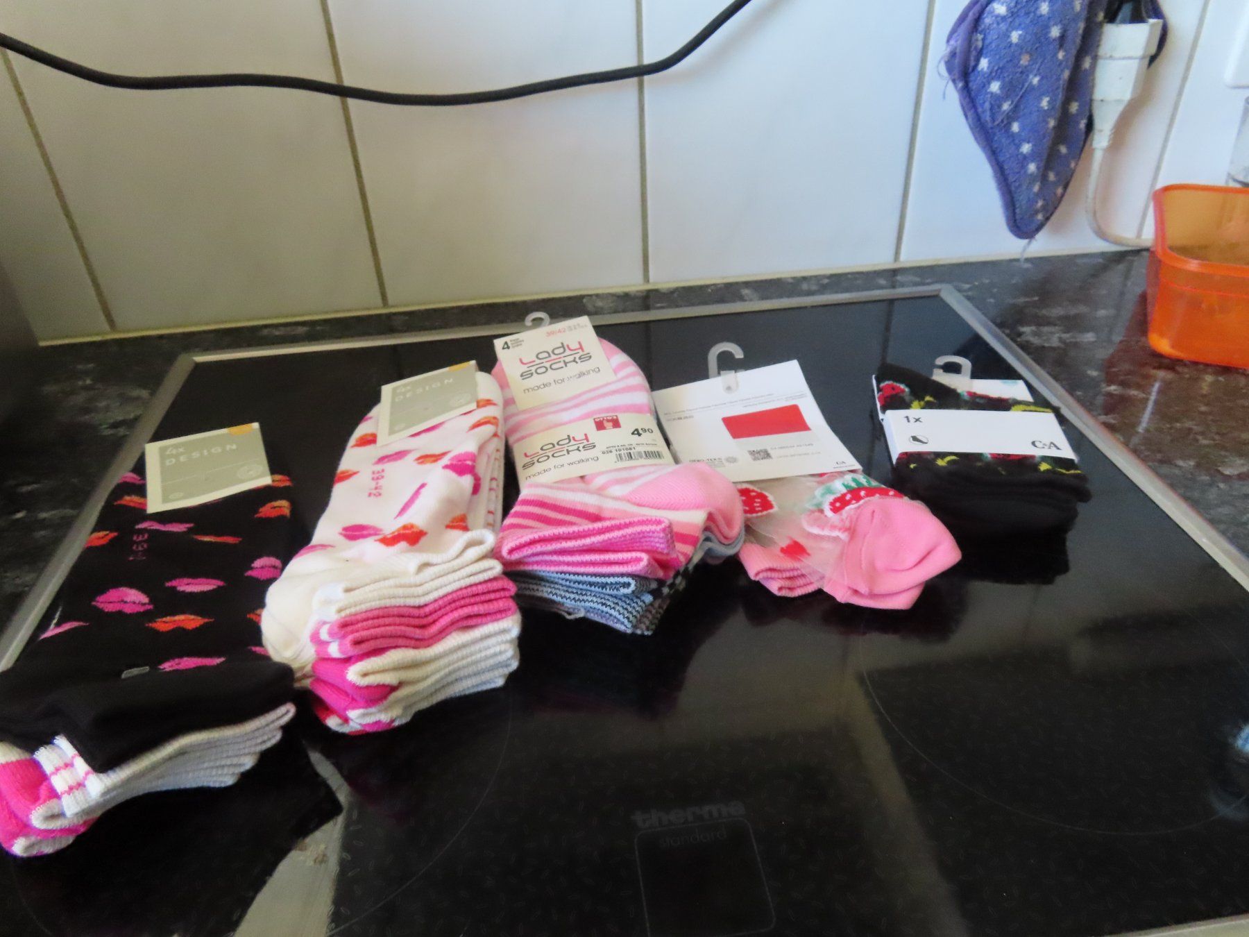 Calze: 3X  Socken  2x Socke – Nuovo e nell'imballaggio originale da Rüfenacht BE venduto da tial70 2