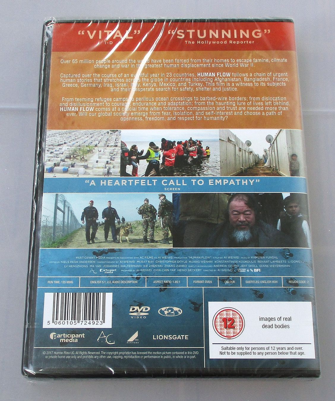 Tutti i DVDs: HUMAN FLOW - Ai Weiwei NEU/OVP – Nuovo e nell'imballaggio originale da Wattwil venduto da Muriel10 1