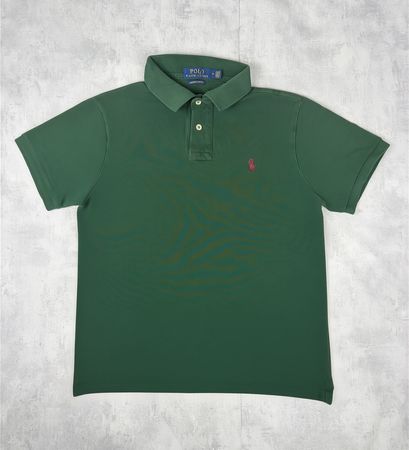 Polo Ralph Lauren vert sapin - M custom Slim fit #44