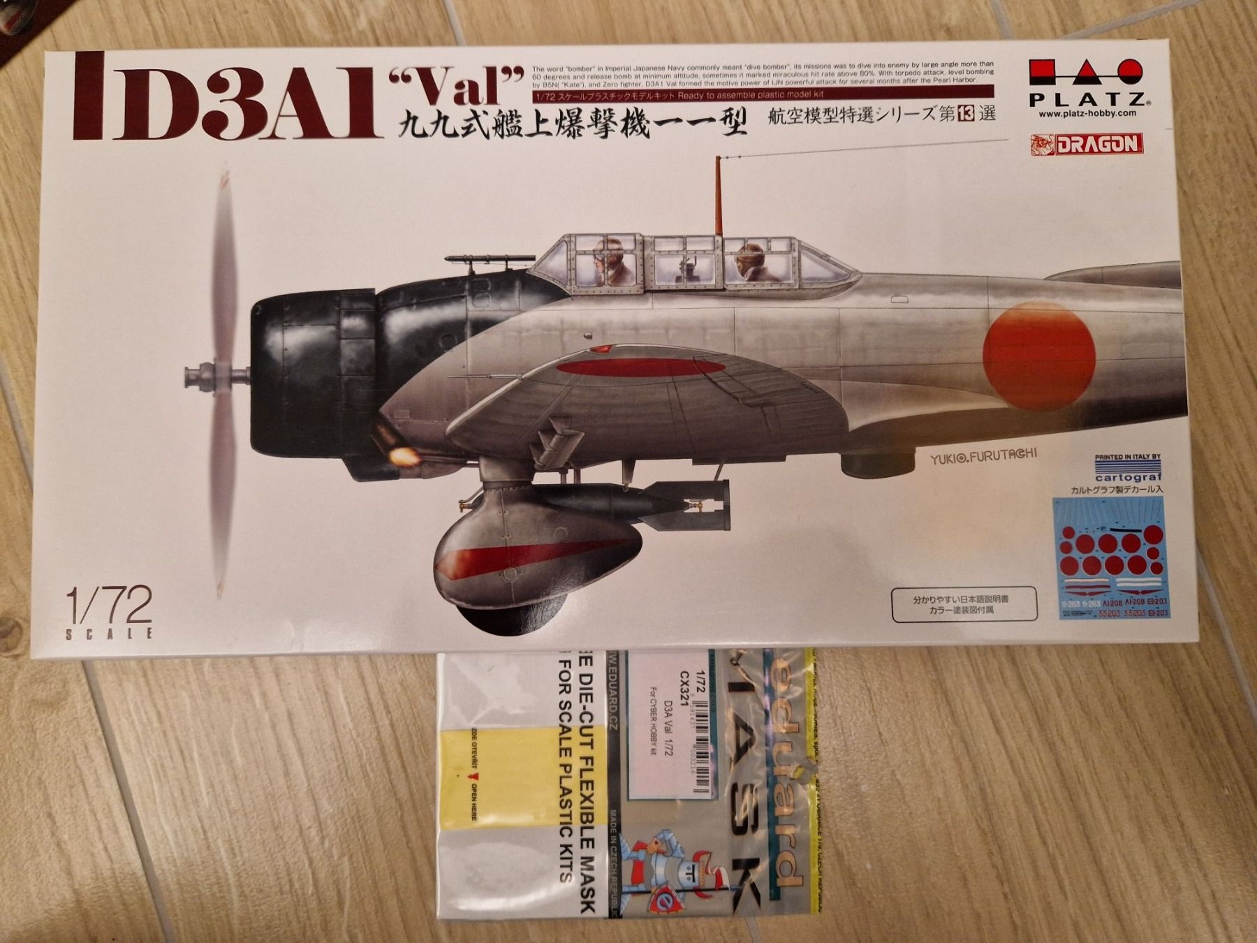 Kit di modellismo & Modellini statici: Platz D3A Val 1/72 + mask - rare!! – Nuovo e nell'imballaggio originale da Ponte Capriasca venduto da nikfolle
