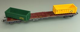 SBB CFF Abrollcontainerwagen Rs-x * containers mobiles HAG
