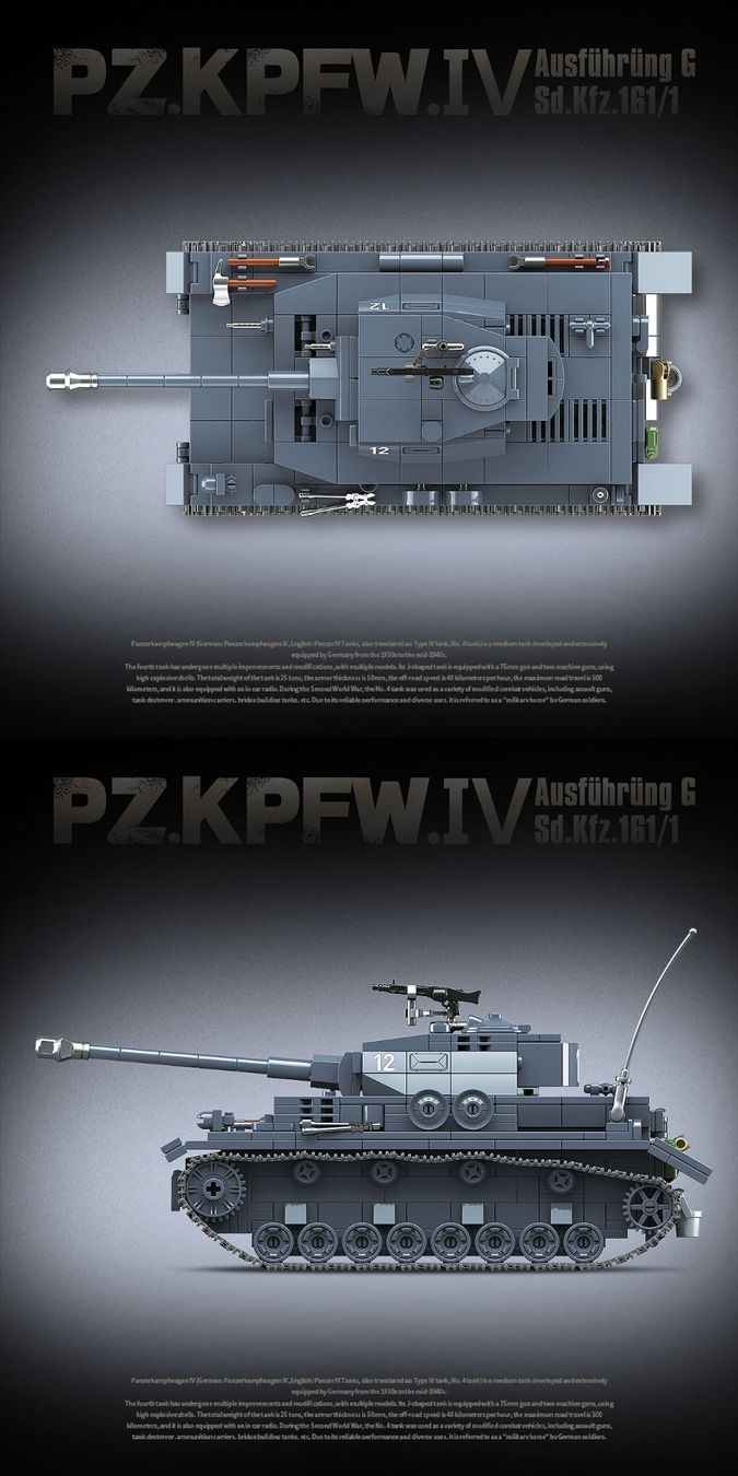 BlueBrixx Jeux de construction: Panzerkampfwagen IV 985PCS – Neuf (Voir description) à Diessenhofen par ren_sb8w 2