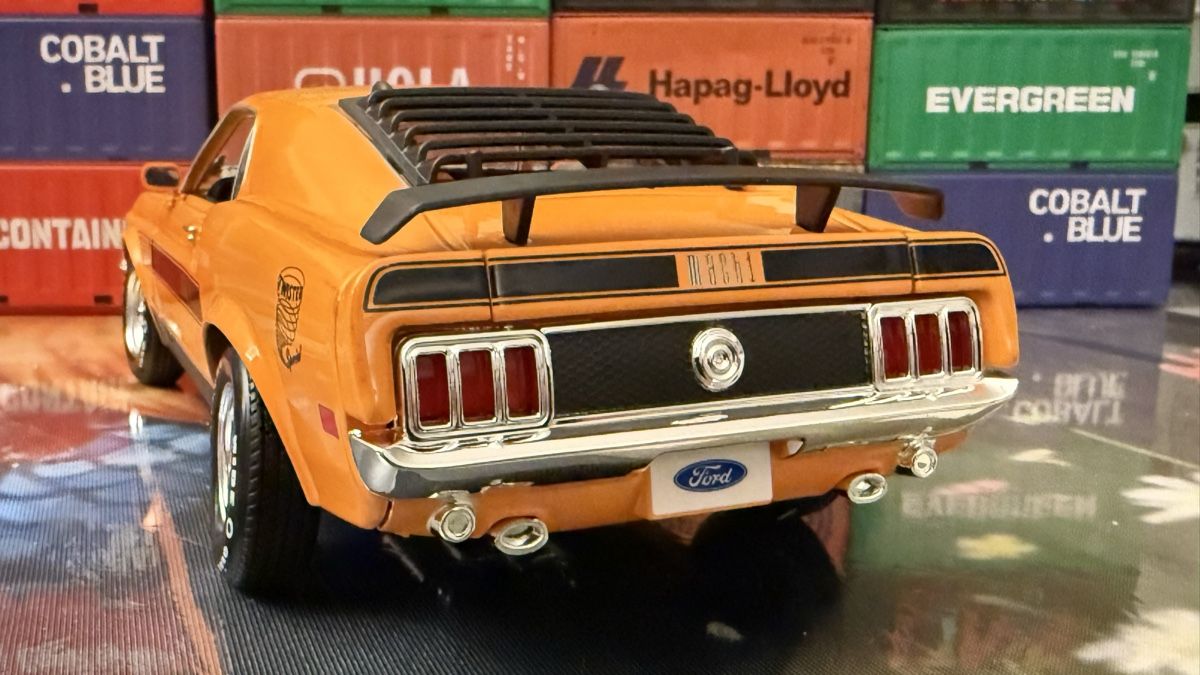 Ford Modellini d'auto: Ford Mustang Mach 1 Orange 1:18 – Usato da Basel venduto da Zomeg 3