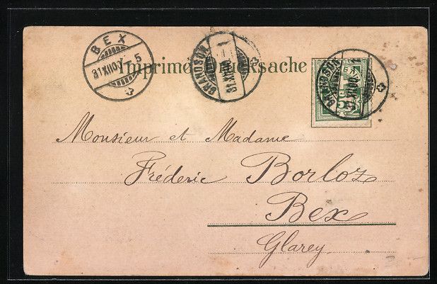 Cartoline postali: Litho Grandson, Le Château, Winteridyll – Usato da Berlin venduto da bartko-reher 1