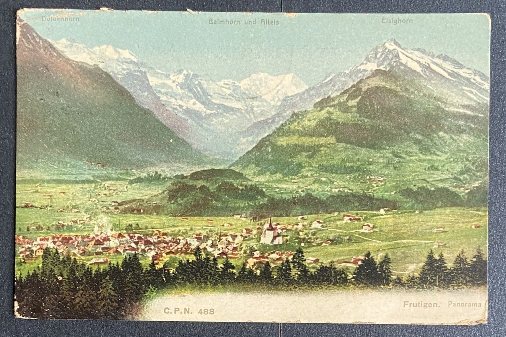 Ansichtskarten: AK Frutigen Panorama – Gebraucht aus Böckten von Hansi36