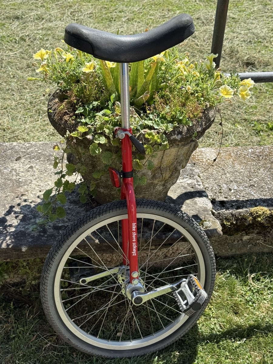 Biciclette: Einrad rot, in gutem Zustand – Usato da Schwyz venduto da Auktionat1 1
