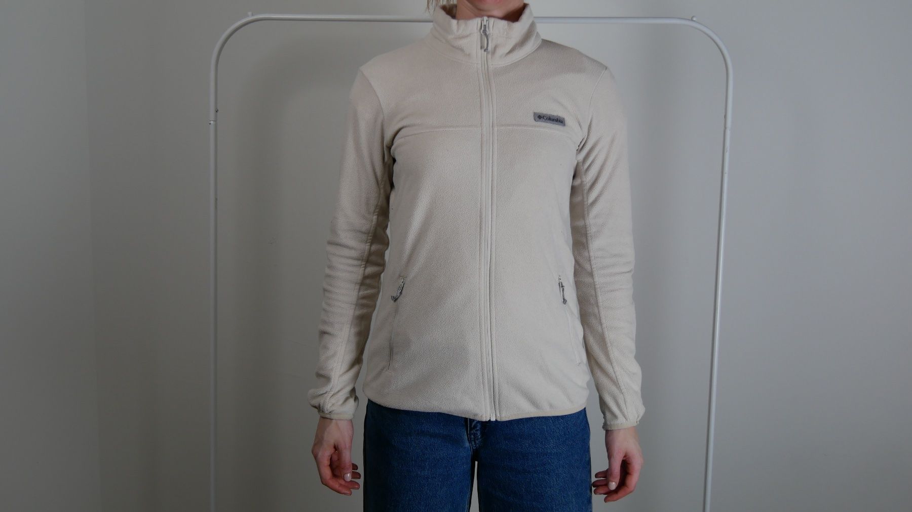 Columbia Maglioni & Felpe: Columbia Fleece Weste weiss beige Pullover Jacke – Usato da Zürich venduto da julia_vina 3