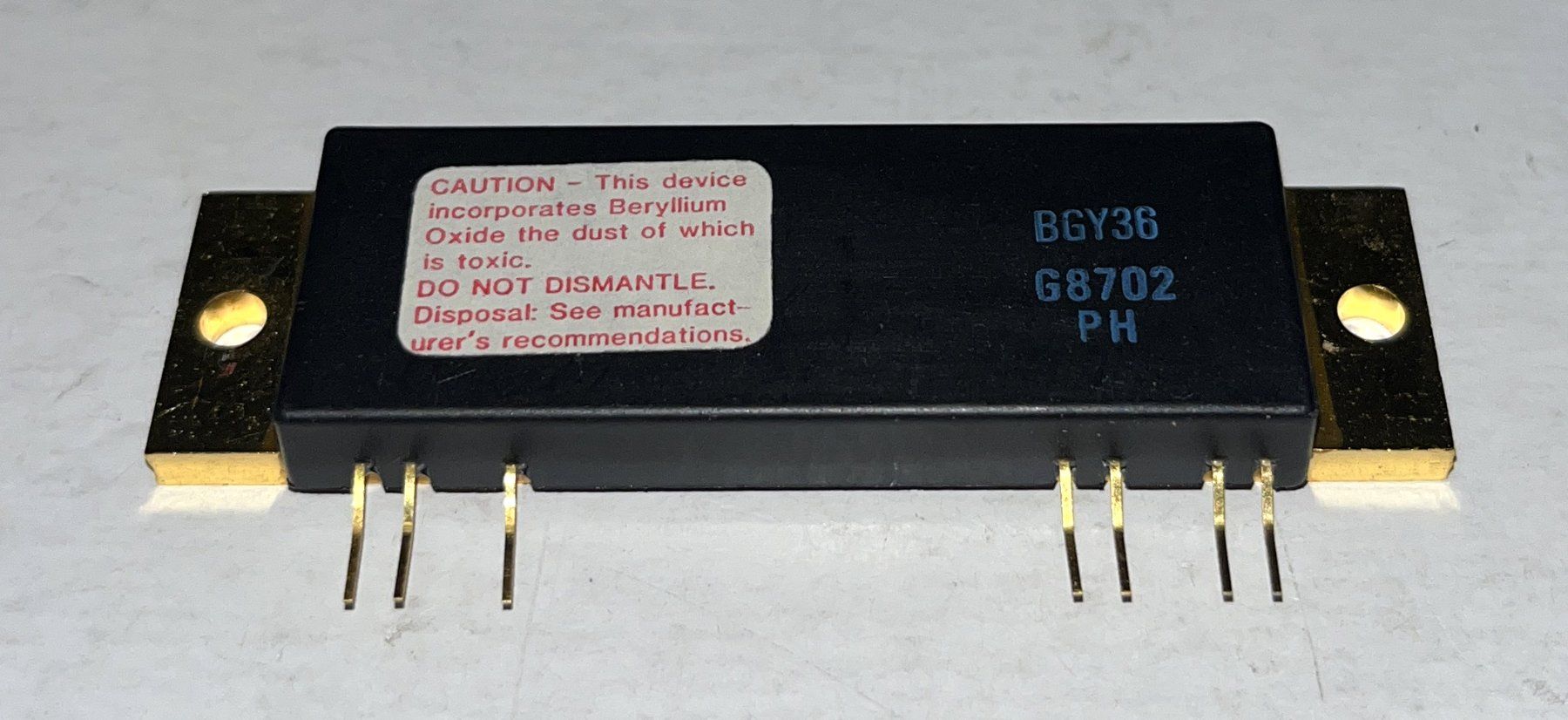 Philips Componenti elettronici: ☼ PHILIPS BGY36 VHF power amplifier module ☼ – Nuovo (secondo la descrizione) da Novazzano venduto da mabotrain