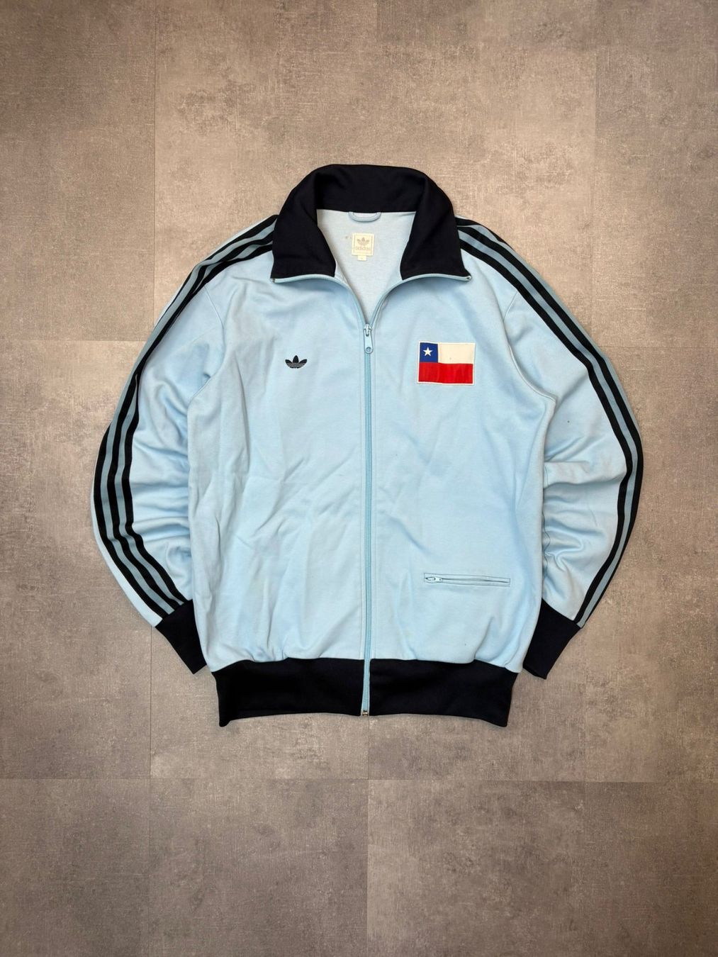 Adidas Giacche: RARE Adidas Firebird CHILE Trainingsjacke - Grösse L – Usato da Werdenberg venduto da hase.vintage