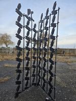 Schöne Metallskulptur / Kunstobjekt John Stutz 3.3m Eisen