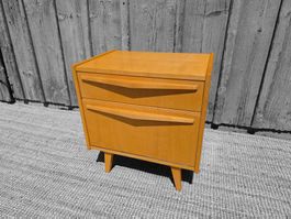 Mid Century Nachttisch Esche