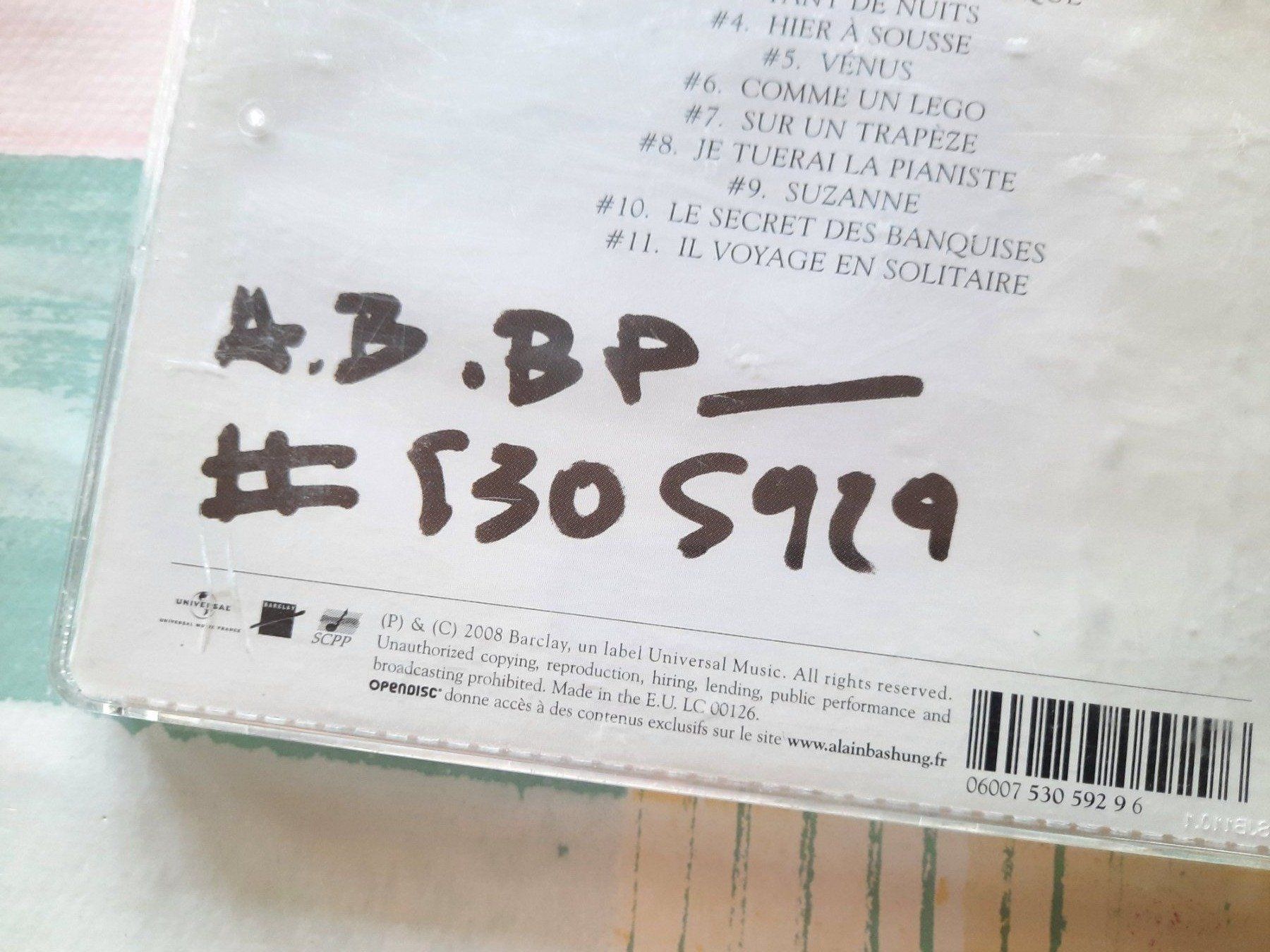 CDs: Cd Bashung - Bleu pétrole – D'occasion à Pully par bro_n52j 3