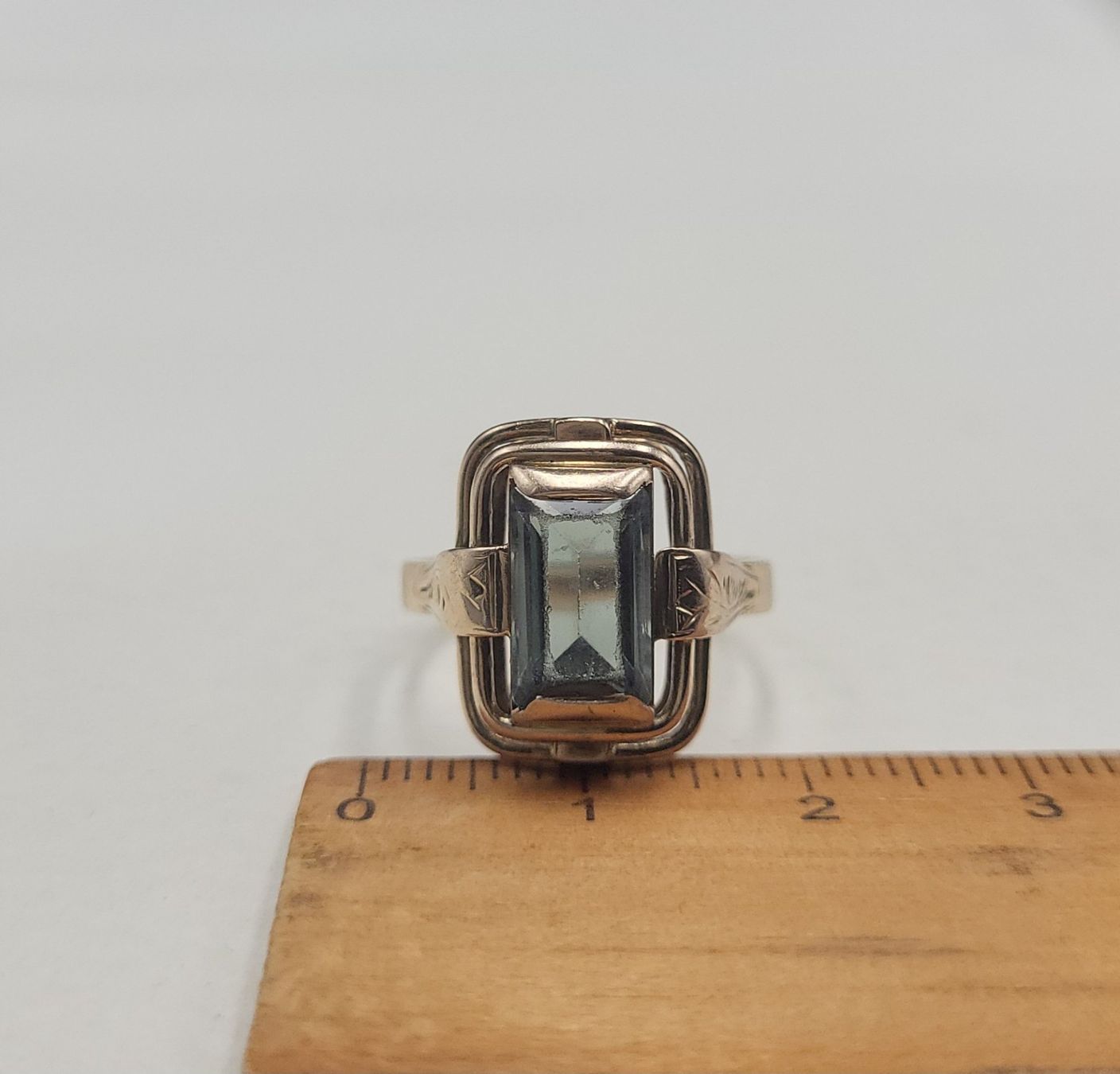 Bagues: Gold Ring Mit Stein – D'occasion à Wald ZH par Dasilver 3